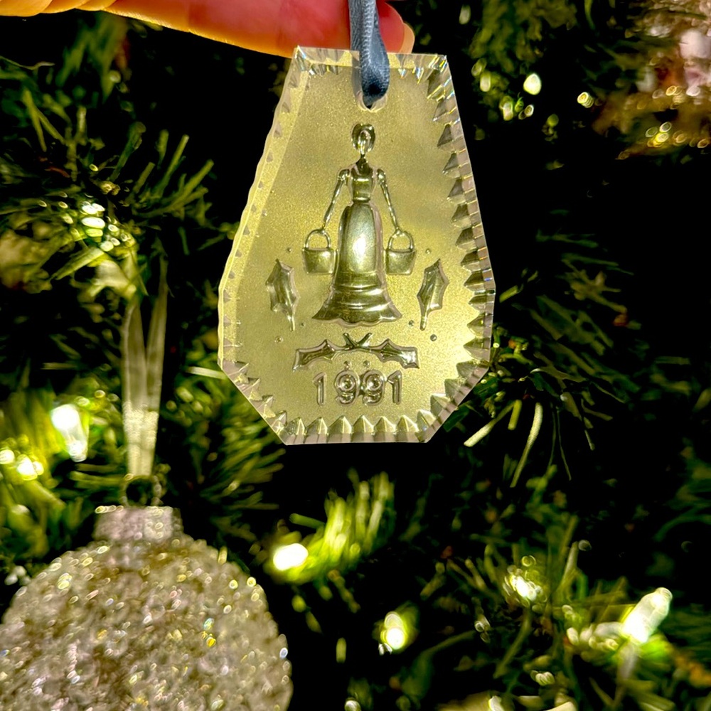 Waterford Crystal 1991 Christmas Ornament